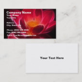 Carte De Visite Fleur de Lotus intensive (Devant / Derrière)