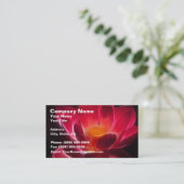 Carte De Visite Fleur de Lotus intensive (Debout devant)