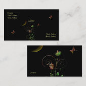 Carte De Visite Fleur de lune (Devant / Derrière)