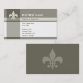 Carte De Visite fleur de lys (Devant / Derrière)