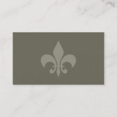Carte De Visite fleur de lys (Dos)