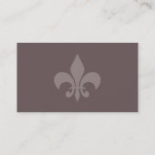Carte De Visite fleur de lys (Dos)