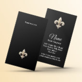 Carte De Visite Fleur de Lys 2