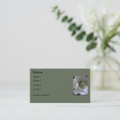 Carte De Visite Fleur de Magnolia (Debout devant)