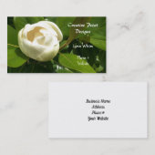 Carte De Visite Fleur de Magnolia (Devant / Derrière)
