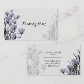 Carte De Visite Fleur de Magnolia (Devant / Derrière)