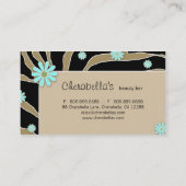 Carte de visite Fleur de marais Zebra Khaki BB (Dos)