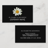 Carte De Visite Fleur de marguerite (Devant / Derrière)
