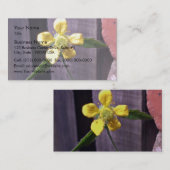 Carte De Visite Fleur de mauvaise herbe (Devant / Derrière)