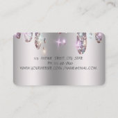 Carte De Visite Fleur de mélangeur de gâteaux professionnels éléga (Dos)