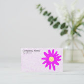 Carte De Visite Fleur de papier - Magenta (Debout devant)