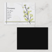 Carte De Visite Fleur de ressort (Devant / Derrière)