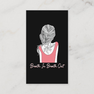 Carte De Visite Fleur de sensibilisation à la santé mentale de l