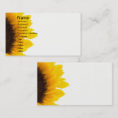 Carte De Visite Fleur de Sun (Devant / Derrière)