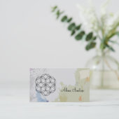 Carte De Visite Fleur de vie (Debout devant)