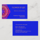 Carte De Visite Fleur de vie (Devant / Derrière)