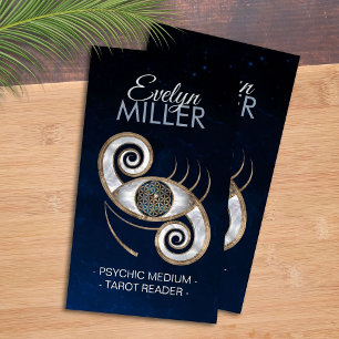 Carte De Visite Fleur de vie dans l'ornement oculaire