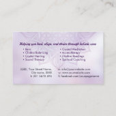 Carte De Visite Fleur de vie en lotus (Dos)