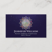 Carte De Visite Fleur de vie en lotus (Devant)