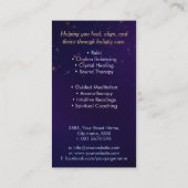 Carte De Visite Fleur de vie en lotus (Dos)