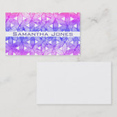 Carte De Visite Fleur de vie en mosaïque périphérique (Devant / Derrière)