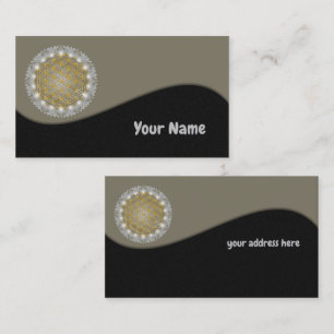 Carte De Visite FLEUR DE VIE - Géométrie sacrée Lumière 1