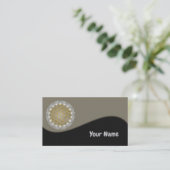 Carte De Visite FLEUR DE VIE - Géométrie sacrée Lumière 1 (Debout devant)