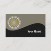 Carte De Visite FLEUR DE VIE - Géométrie sacrée Lumière 1 (Devant)