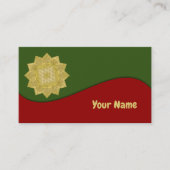 Carte De Visite Fleur De Vie - Indien Mandala 4 (Devant)