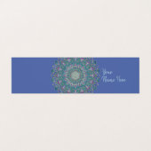 Carte De Visite Fleur De Vie - Mandala India Style 1 (Extérieur déplié)