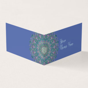Carte De Visite Fleur De Vie - Mandala India Style 1