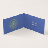 Carte De Visite Fleur De Vie - Mandala India Style 1 (Intérieur)