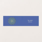 Carte De Visite Fleur De Vie - Mandala India Style 1 (Intérieur déplié)