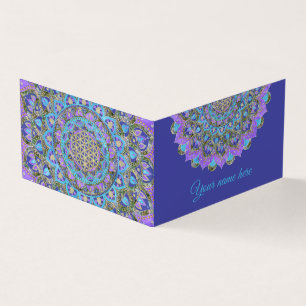 Carte De Visite Fleur De Vie - Mandala India Style 2