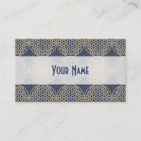 Fleur de vie - motif de timbre - sable bleu