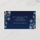 Carte De Visite Fleur de vie - Ornement de Yoga (Dos)