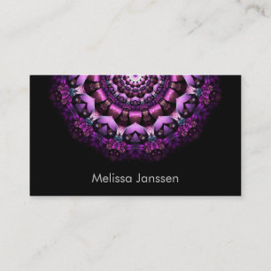 Carte De Visite Fleur féerique - Mandala