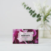 Carte De Visite Fleur | Fermer (Debout devant)