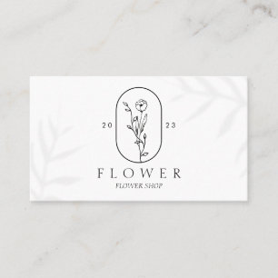 Carte De Visite Fleur & Fleur : Un Design Floral Art