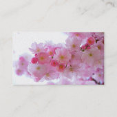Carte De Visite Fleur japonaise de cerisier (Dos)