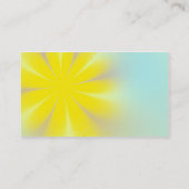 Carte De Visite Fleur jaune (Dos)