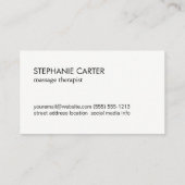 Carte De Visite Fleur Lotus (Dos)