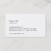 Carte De Visite Fleur Lotus (Dos)