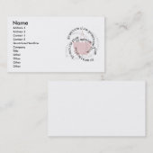 Carte De Visite Fleur Lotus (Devant / Derrière)