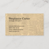 Carte De Visite Fleur Lotus | Instructeur de yoga (Dos)