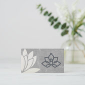 Carte De Visite Fleur Lotus | Main | Instructeur de yoga (Debout devant)