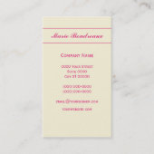 Carte De Visite Fleur lumineuse de ketmie (Devant)