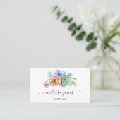 Carte De Visite Fleur Luxuriante (Debout devant)