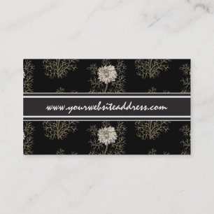 Carte De Visite Fleur médiévale mystérieuse