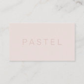 Carte De Visite Fleur Minuscule Minimaliste (Dos)